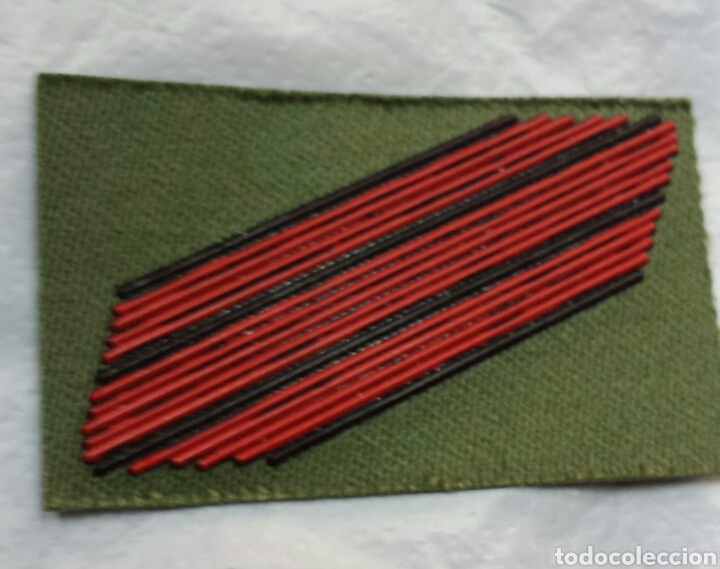 Military Antiques: PARCHE EMBLEMA PAREJA DE GAL&Oacute;N DE CUELLO VERDE INF DE MARINA A&Ntilde;OS 80