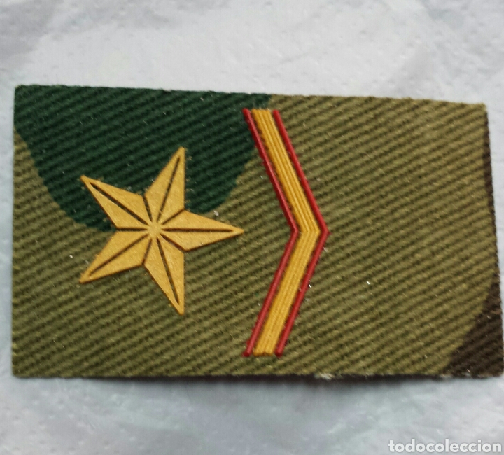 Militaria: PARCHE EMBLEMA PAREJA DE GAL&Oacute;N DE CUELLO INF DE MARINA DE SUBTENIENTE