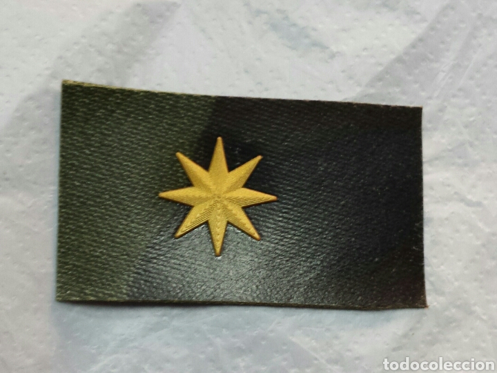Militaria: PARCHE EMBLEMA GAL&Oacute;N DE CUELLO DE COMANDANTE DE CAMUFLAJE DE INF DE MARINA