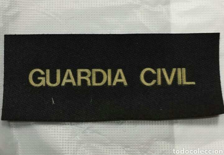 Militaria: PARCHE EMBLEMA TIRA DE PECHO EN NEGRO GUARDIA CIVIL