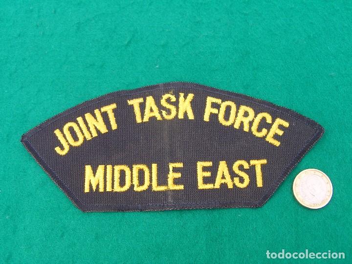 Militaria: Insignia de tela ej&eacute;rcito EE.UU. JOINT TASK FORCE MIDDLE EAST.