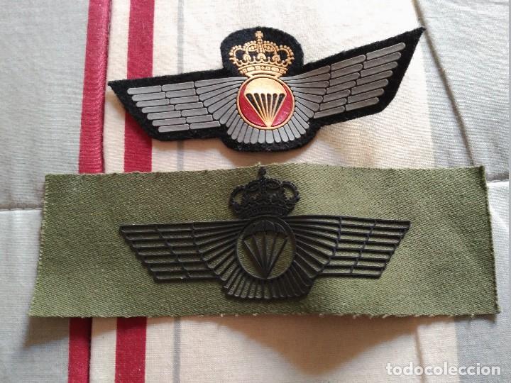 Militaria: 2 parches de paracaidistas del ejercito espa&ntilde;ol