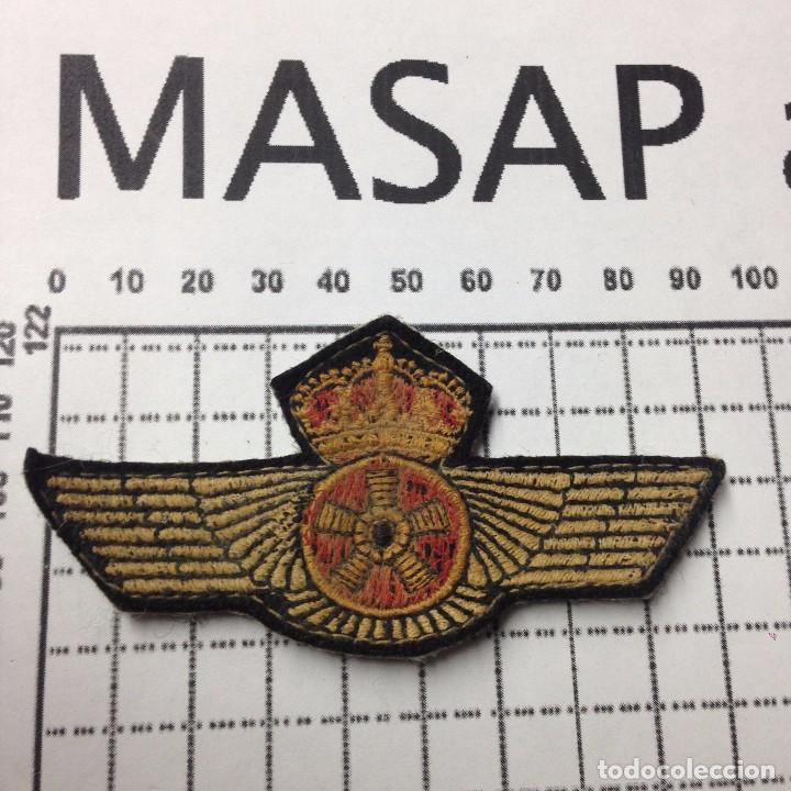 Militaria: Parche de tela con velcro rokiski mec&aacute;nico del ejercito del aire