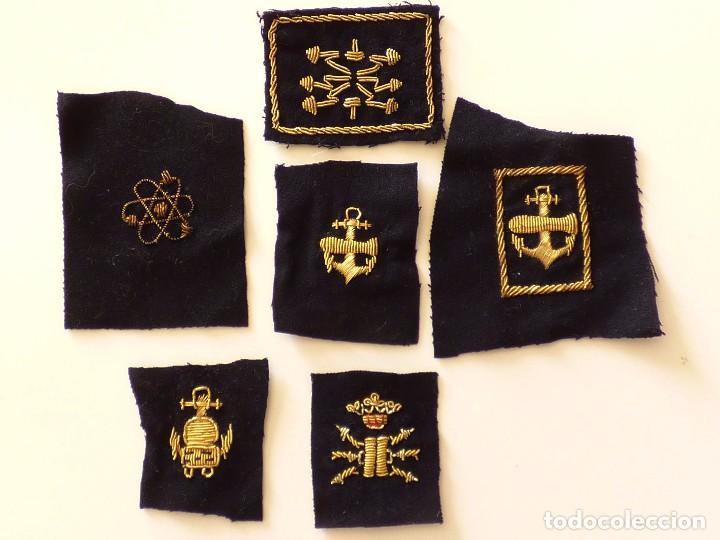 Militaria: DISTINTIVOS DE ESPECIALIDADES MARINA DE GUERRA ESPA&Ntilde;OLA. &Eacute;POCA FRANCO.