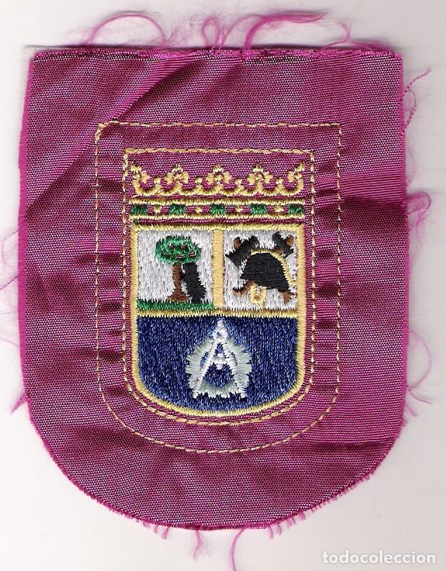 Militaria: PARCHE EMBLEMA BRAZO DE OFICIAL DE BOMBEROS MADRID