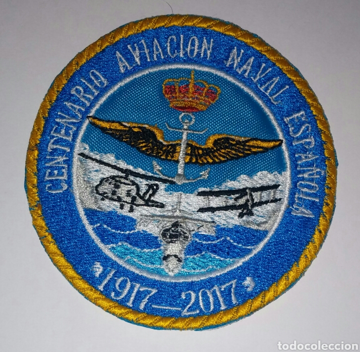 Military Antiques: PARCHE EMBLEMA CENTENARIO AVIACI&Oacute;N NAVAL ESPA&Ntilde;OLA