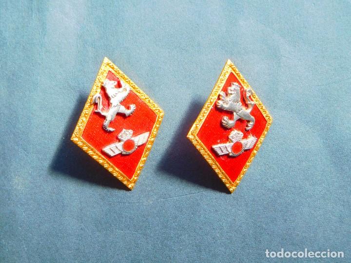 Militaria: EMBLEMAS DE CUELLO, ROMBOS DEL EJERCITO DEL AIRE.-