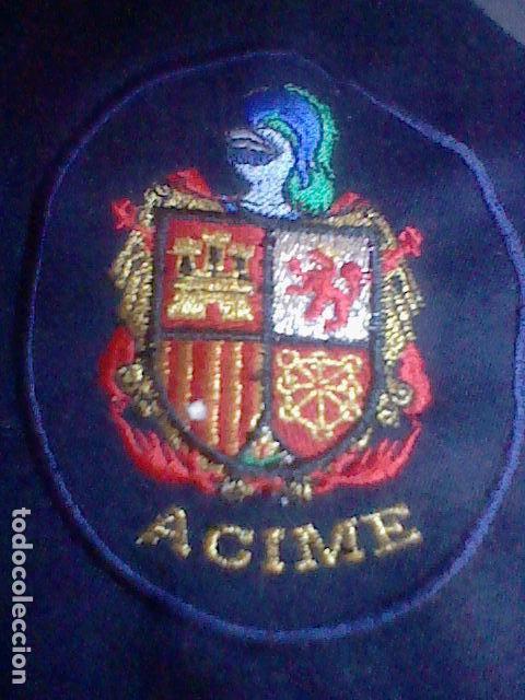 Militaria: PARCHE BORDADO ACIME GUARDIAS CIVILES MILITARES DISCAPACIDAD RARO