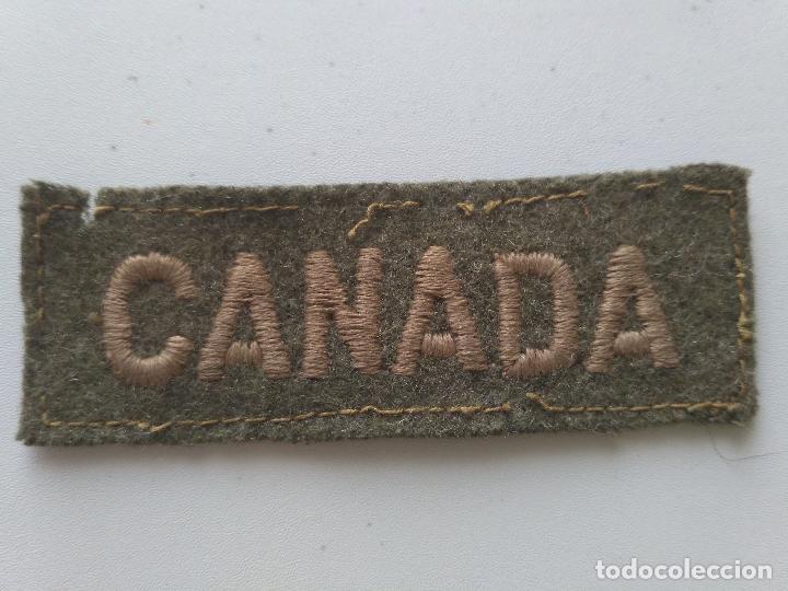 Militaria: PARCHE CANADA WWII.Original. - Foto 1