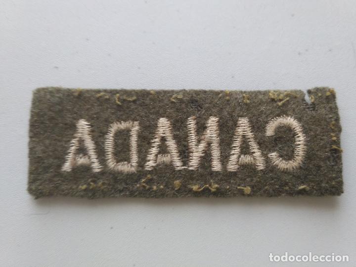 Militaria: PARCHE CANADA WWII.Original. - Foto 2