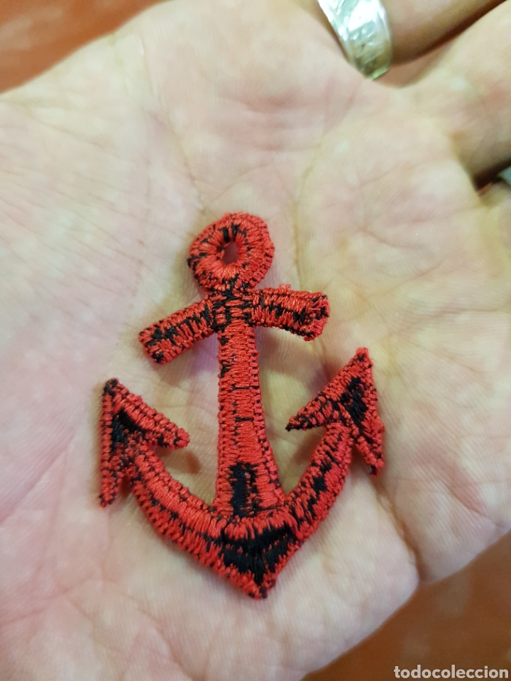 Militaria: Parche Bordado de ancla - Foto 2