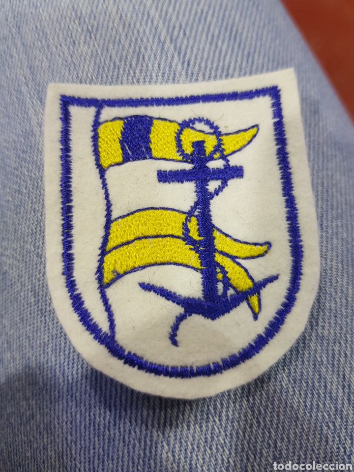 Militaria: Parche bordado de marina - Foto 1