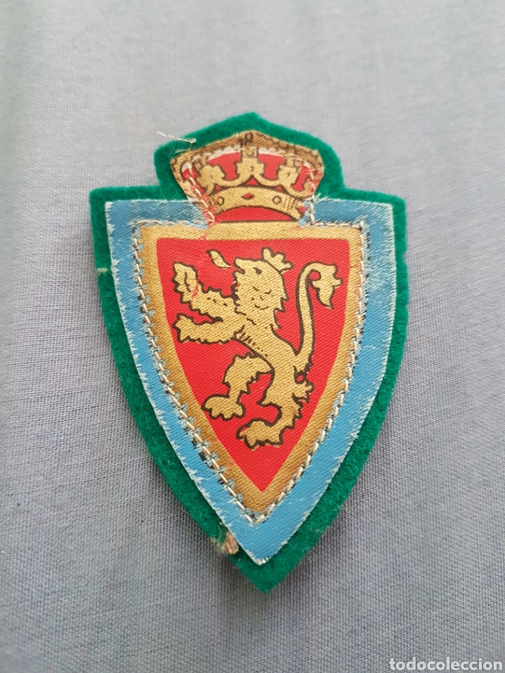 Militaria: Antiguo parche zaragoza - Foto 1