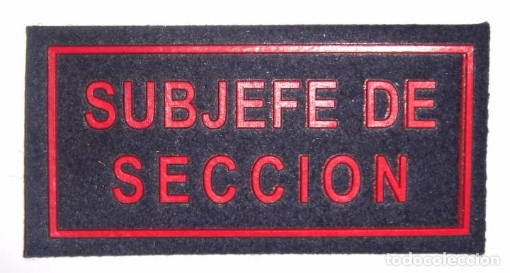 Militaria: parche bomberos subjefe de seccion - Foto 1