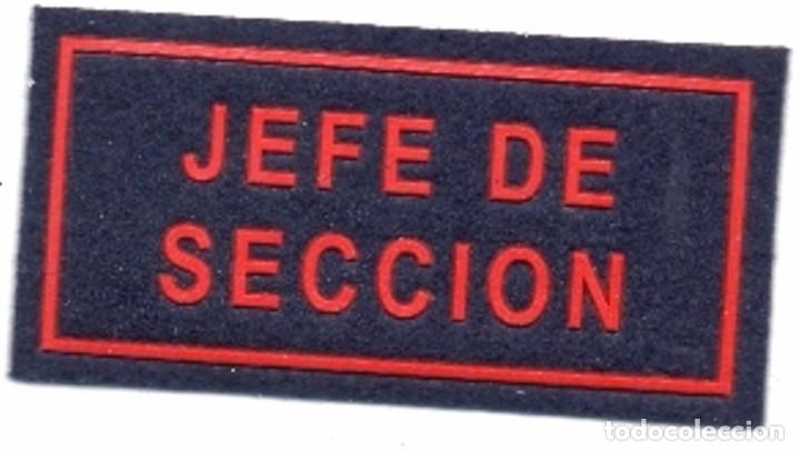 Militaria: parche bomberos jefe de seccion - Foto 1