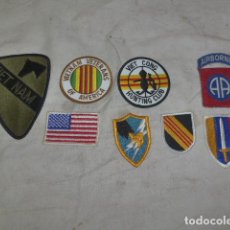 Militaria: LOTE 8 PARCHE DE TELA DE GUERRA DE VIETNAM, VARIEDAD.. Lote 234315485