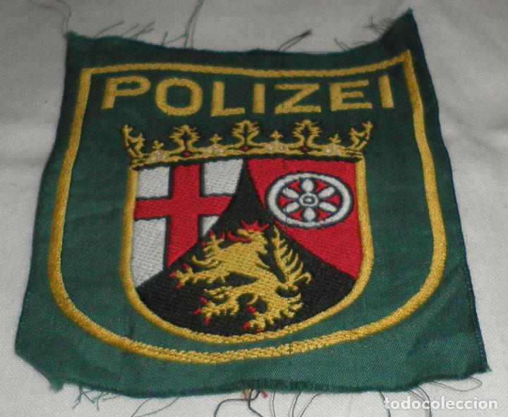 Militaria: parche de tela polizei - Foto 1