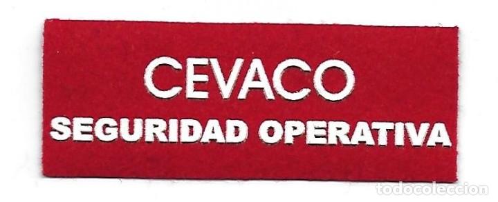 Militaria: parche seguridad cevaco - Foto 1