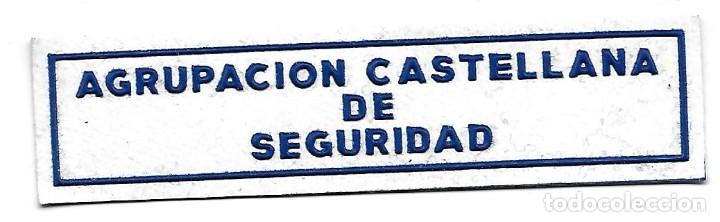 Militaria: parche seguridad castellana - Foto 1