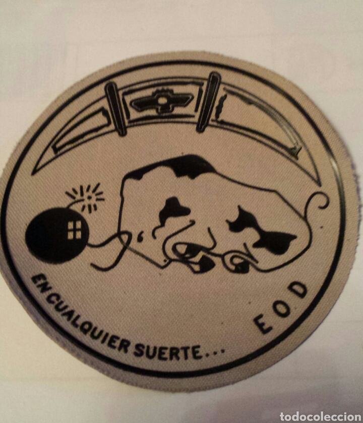 Militaria: PARCHE EMBLEMA DE BRAZO &Aacute;RIDO EOD EJ&Eacute;RCITO DEL AIRE - Foto 1