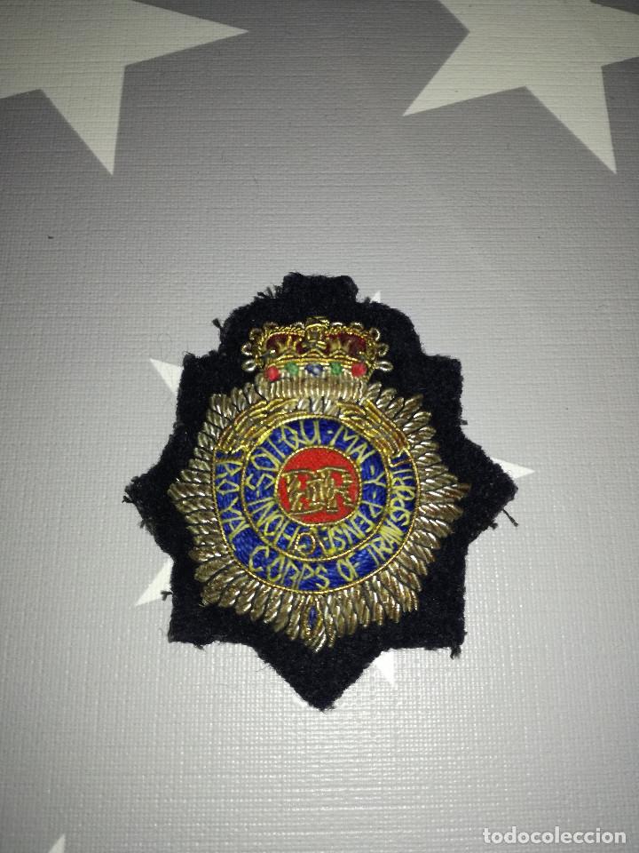 Militaria: parche de boina de los Royal corps of transmision