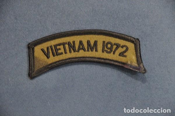 Militaria: Insignia de tela de los Estados Unidos conmemorativa de Vietnam. 1972.
