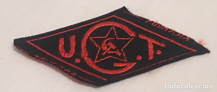 Militaria: PARCHE GUERRA CIVIL ESPA&Ntilde;OLA UGT COMUNISTA