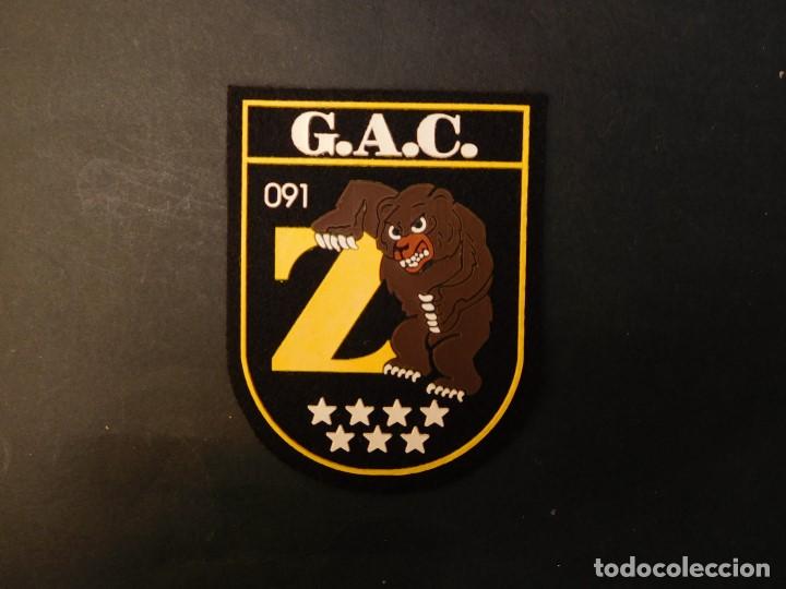 Militaria: PARCHE G.A.C POLICIA NACIONAL ORIGINAL.-