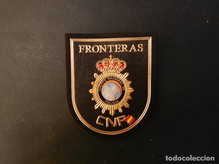 Militaria: PARCHE DE FRONTERAS TEFLEX POLICIA NACIONAL ORIGINAL.-