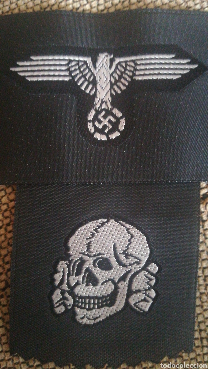 Militaria: Pareja de emblemas tercer reich