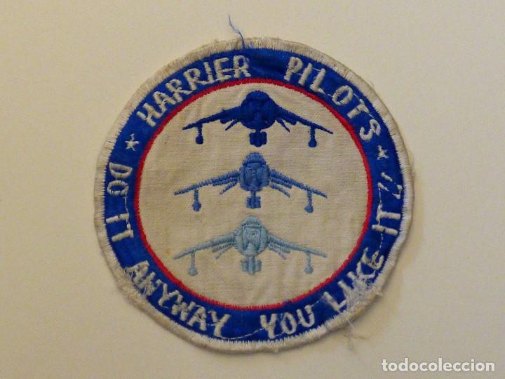 Militaria: PILOTOS DE HARRIERS. ESTADOS UNIDOS. PARCHE A&Ntilde;OS 70 - 80