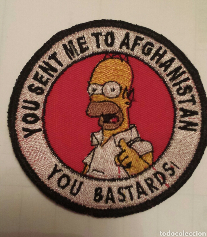 Militaria: PARCHE EMBLEMA ORIGINAL CON VELCRO AFGANIST&Aacute;N