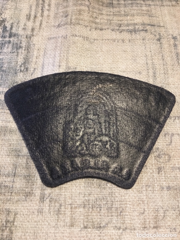 Militaria: ESCUDO POLIC&Iacute;A LOCAL LA ALGABA PARCHE - Foto 2