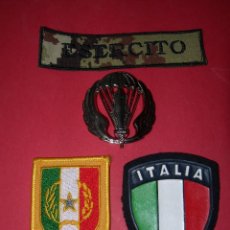 Militaria: LOTE INSIGNIAS Y PARCHES EJERCITO ITALIANO. Lote 128357607