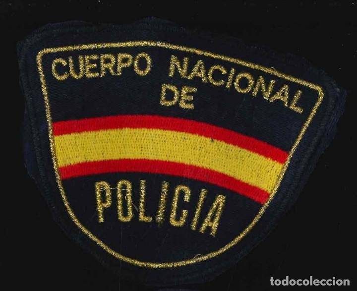 Militaria: PARCHE ESCUDO DE BRAZO CUERPO NACIONAL DE POLICIA ESPA&Ntilde;A. ORIGINAL CNP BORDADO