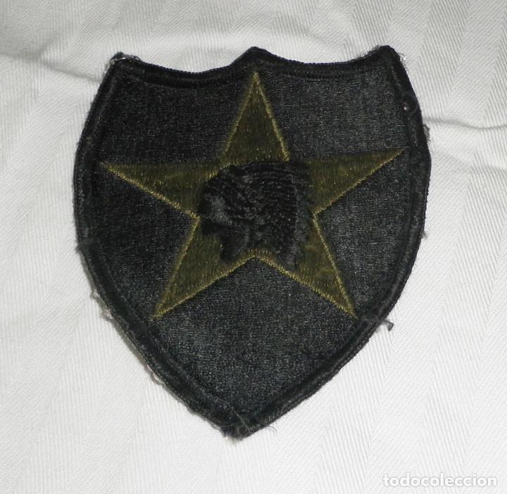 Militaria: parche de tela aerotransportable norteamericano