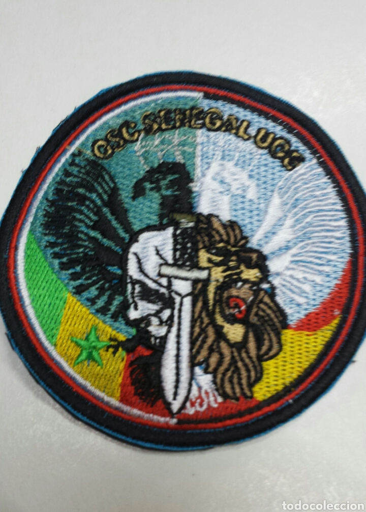 Militaria: PARCHE EMBLEMA BORDADO EZAPAC EN OPERACIONES DE SEGURIDAD COOPERATIVA EN SENEGAL