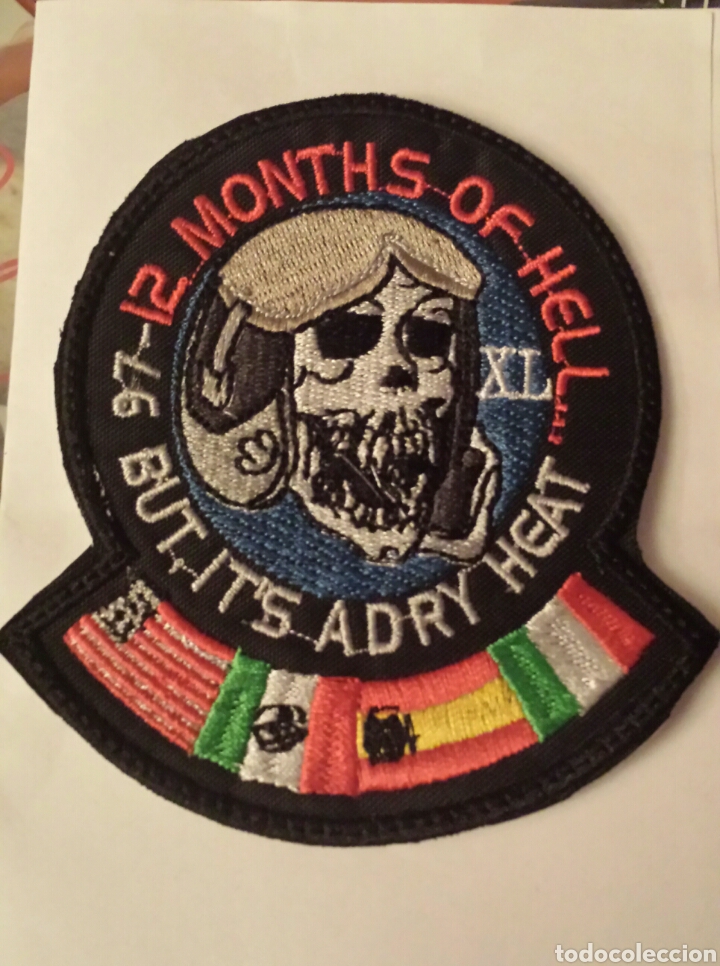 Militaria: PARCHE EMBLEMA BORDADO HELIC&Oacute;PTEROS EN IRAK 1997