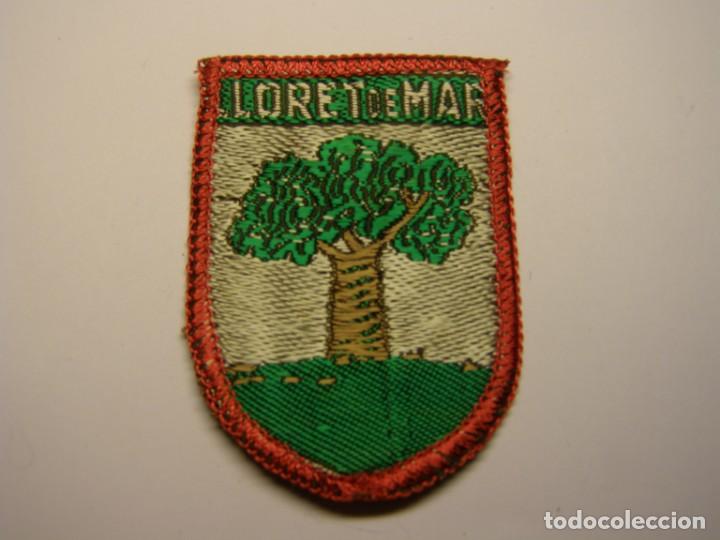 Militaria: Parche bordado Lloret de Mar.