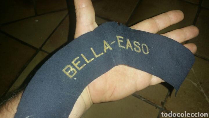 Militaria: Antiguo bordado de principio de siglo 20 de la Bella Easo