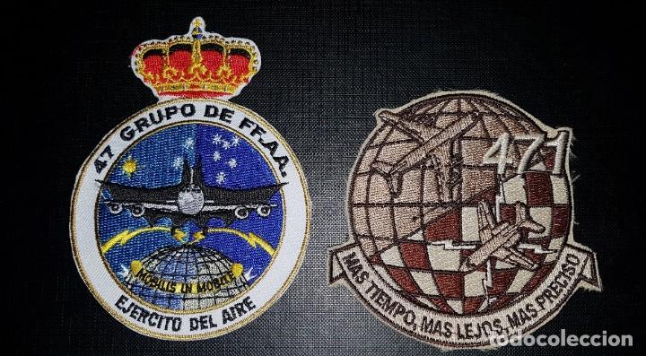 Militaria: PARCHES 02 EJERCITO AIRE ALA 47 - Foto 1