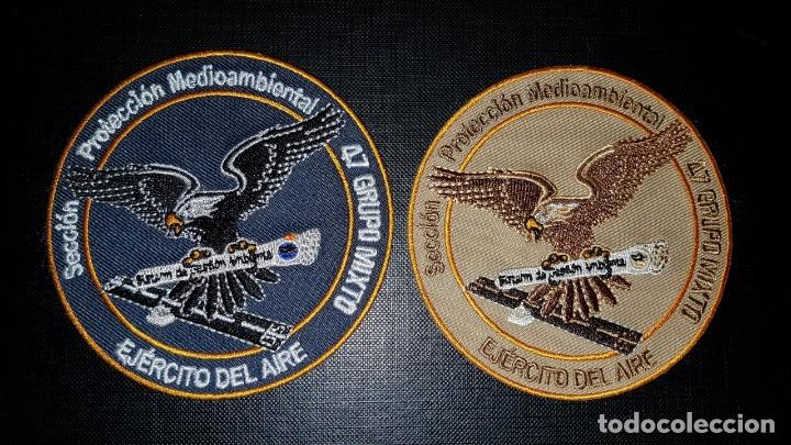 Military Antiques: PARCHES X2 EJERCITO DEL AIRE GRUPO MIXTO 47