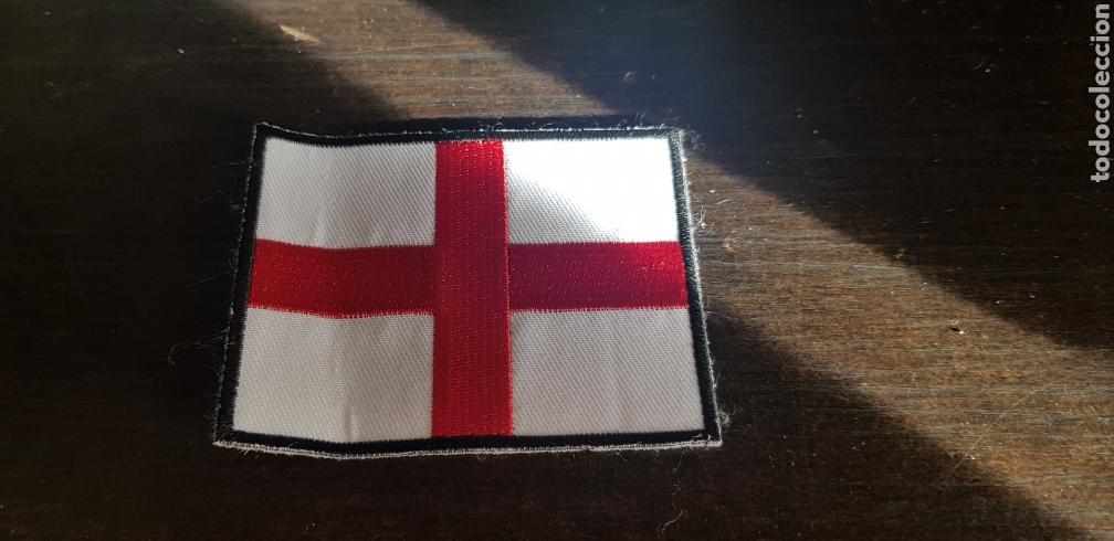 Militaria: Parche bandera de San jorge