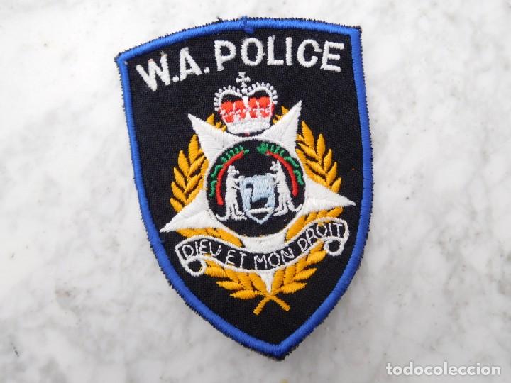 Military Antiques: Parche bordado polic&iacute;a de western Australia