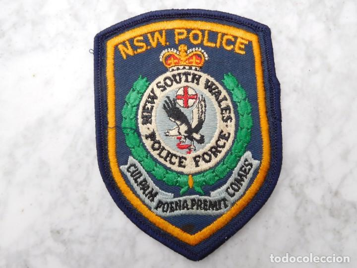 Military Antiques: Parche bordado polic&iacute;a de New South Wales Australia