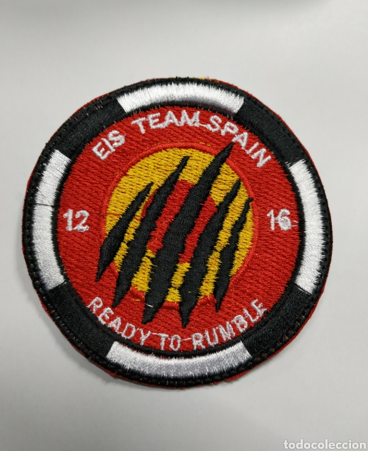 Military Antiques: PARCHE EMBLEMA BORDADO EIS TEAM-SPAIN ALA 12