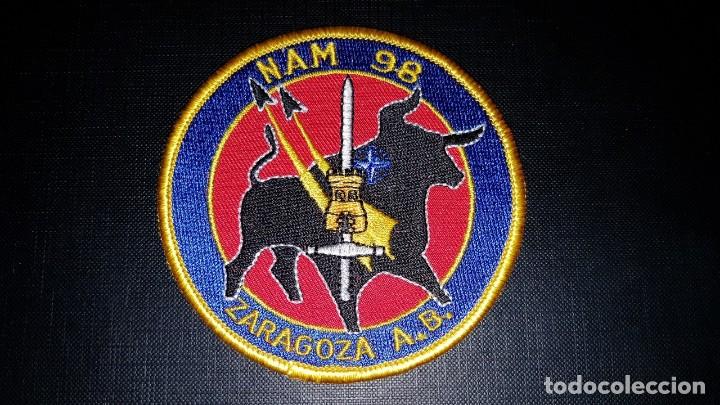 Military Antiques: PARCHE EJERCITO DEL AIRE NAM 98 BASE AEREA ZARAGOZA