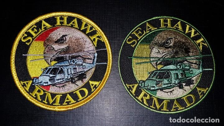 Military Antiques: PARCHES 02 EJERCITO AIRE ARMADA ESPA&Ntilde;OLA 10&ordf; ESCUADRILLA