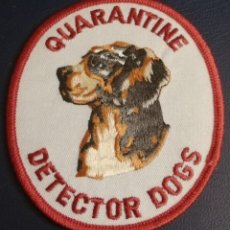 Militaria: PARCHE POLICE QUARANTINE DETECTOR DOGS (AUSTRALIA)