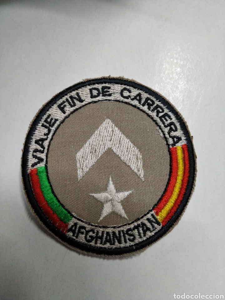Military Antiques: PARCHE EMBLEMA BORDADO &Uacute;LTIMA MISI&Oacute;N DE UN SUBTENIENTE EN AFGANIST&Aacute;N